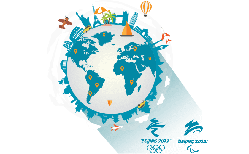 在摩纳哥连接到中国的加速器 - 通行中国